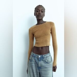 Zara Cropped Sweater